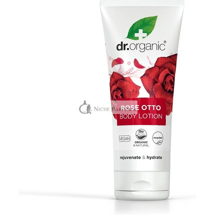Dr Organic Róžový Otto Krém na Hydratáciu Pre Zrelú Pokožku, 200ml