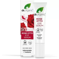   Dr Organic Ružový Otto Očný Sérum na Obnovu Jemných Liniek 15ml