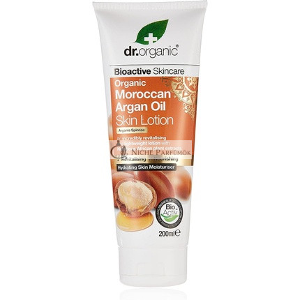 Dr Organic Marocký arganový olej Lotion na normálnu a suchú pleť, 200ml