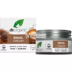   Dr Organic Hlemýždí gélový krém Zdravé starnutie Hydratačný pre mužov a ženy Normálna a suchá pleť Prírodný vegetariánsky bez krutosti bez parabénov SLS 50ml