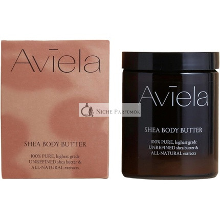 Aviela Ultimate Shea Telové Maslo Hlboká Hydratácia Rýchla Absorpcia, 180ml
