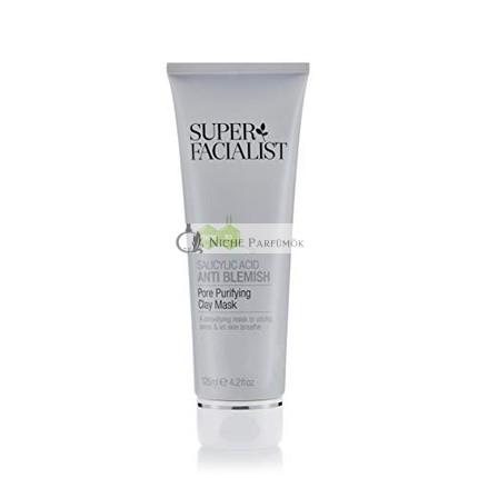 Super Facialist Kyselina Salicylová Proti Nedokonalostiam Čistiaci Hliněný Maska, 125ml