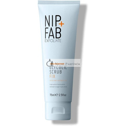Nip + Fab Glykolová Fixácia Tvárový Scrub so Salicylovou Kyselinou AHA/BHA Exfoliačný Čistiaci Prostriedok 75ml