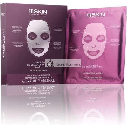 111SKIN Y Theorem Bio Celulózová Maska na Tvár 5 Masiek 115ml