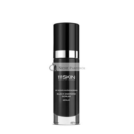 111SKIN Čierne Diamantové Sérum Proti Starnutiu Obnovujúce Sérum na Tvár s Extraktom z Mikroriasy