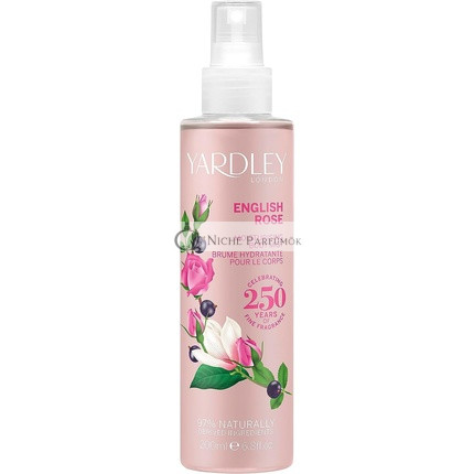 Yardley London English Rose Parfumový sprej, 200 ml