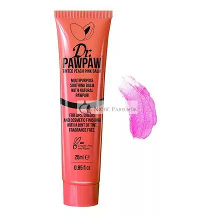 Dr. PAWPAW Tónovaný broskyňovo-ružový balzam na pery a pokožku, 25ml