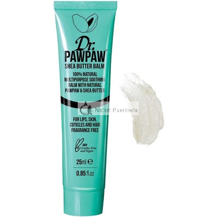 Dr. Pawpaw Originálny Balzam Viacúčelový Vegánsky Prírodný Balzam na Pery, Pleť, Vlasy, Nechty a Kutikuly - Jednoduché Shea Maslo