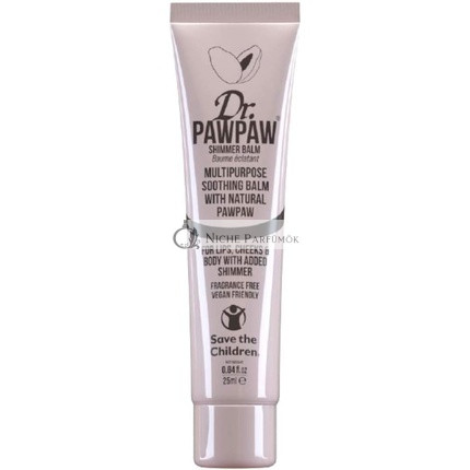 Dr. Pawpaw Viacúčelová Balzam Bez Parfum Balzam na Perá, Pokožku, Vlasy, Nechty a Krásne Dokončenie 25ml