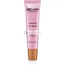 ARGAN Upokojujúci Balzam na Pery s Ružovým Olejom, 15ml
