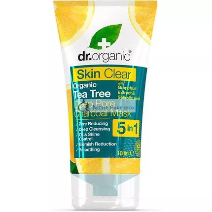 Dr Organic Skin Clear Hlboká Čistiaca Uhlíková Maska 100ml