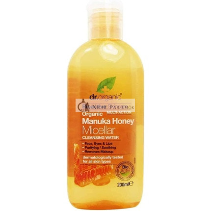 Dr. Organic Odstraňovač make-upu na tvár, 200ml
