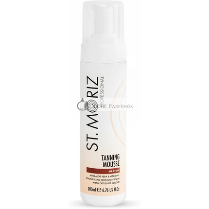 St Moriz Profesionálna Instantná Opalovacia Pena s Aloe Verou a Vitamínom E Stredná, 200ml
