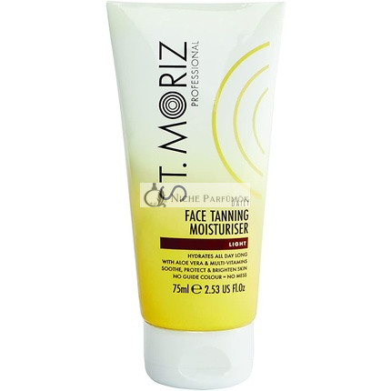 St Moriz Profesionálny Samotná Opalovacia Krém s Aloe Verou a Vitamínom E, 75ml