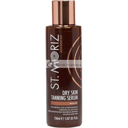 ST. MORIZ Pokročilé sérum na suchú pokožku s hydratačným samoopaľovacím krémom s kyselinou hyalurónovou a vitamínom B5, 150ml