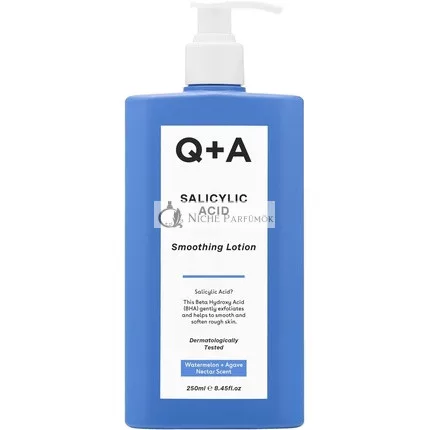 Q+A Salicylová Kyselina Hladká Lotion pre Cielenú Starostlivosť o Telo, 250ml