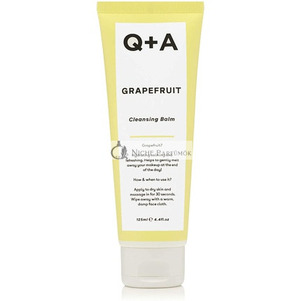 Q+A Grapefruit Čistiaci Balzam na Odstránenie Make-upu, 125ml