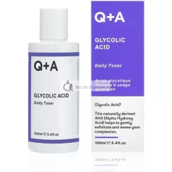   Q+A Glykolová kyselina Denný tonikum so super hydratačnými a rozjasňujúcimi zložkami 100ml