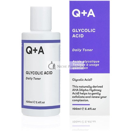 Q+A Glykolová kyselina Denný tonikum so super hydratačnými a rozjasňujúcimi zložkami 100ml