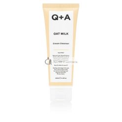   Q+A Ovsené Mlieko Krémový Čistiaci Prostriedok na Hydratáciu Tváre na Jemné Odstránenie Make-upu a Nečistôt 125ml