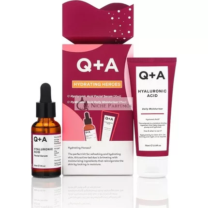 Q+A Hydrating Heroes Sada na starostlivosť o pleť s hyalurónovou kyselinou