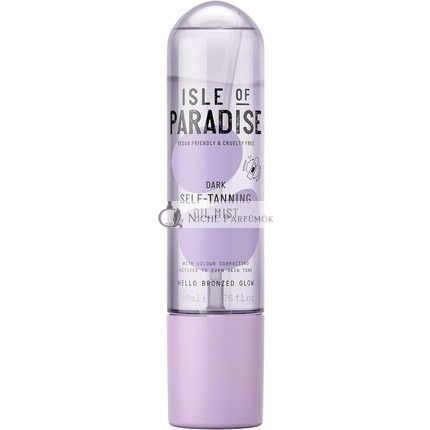 Isle of Paradise Samoopaľovací olejový sprej tmavý, 200ml