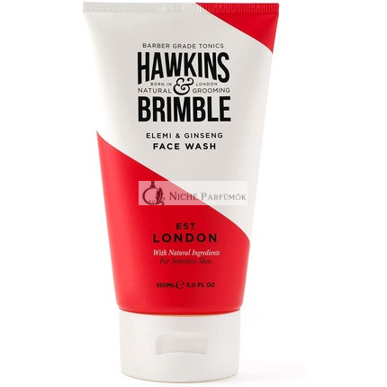 Hawkins & Brimble Pánsky Čistiaci Gél na Tvár - Chladí, Pomáha Odstrániť Nadbytočný Olej