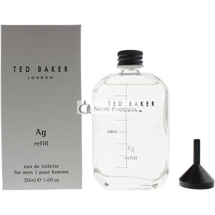 Ted Baker Tonics Ag Silver Pánsky Náhradný Fľaša Eau de Toilette, 50ml