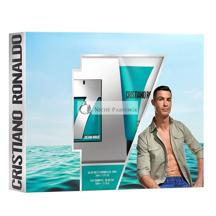 Cristiano Ronaldo 7Origins Darčeková sada, Eau de Toilette 30ml, Sprchový gél 150ml