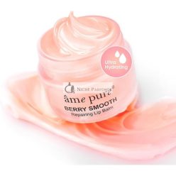  Ame Pure Bobuľový Hladký Balzam na Pery pre Suché, Praskajúce Pery s Bambuckým Maslom a Vitamínom E 15ml
