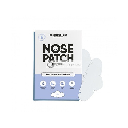 Čistiace náplasti na zväčšené póry na nose, 5 kusov