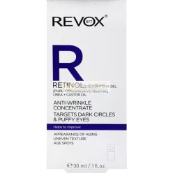   Revox Retinol Očný gél proti vráskam koncentrát na tmavé kruhy a opuchnuté oči, 30ml