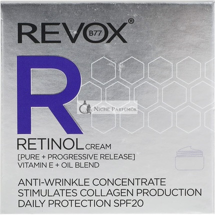 Revox 50ml Retinol SPF20 Denný Krém na Tvár