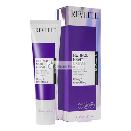 Revuele Retinol Nočný Krém proti Starnutiu a Vráskam, 40ml
