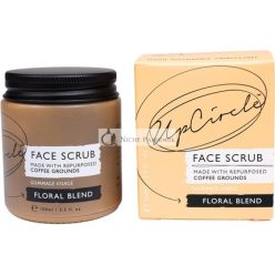   UpCircle Kávový Peeling na Tvár, Kvetinová Zmes pre Citlivú Pokožku, Chamomila, Shea Maslo, Kokos + Rakytníkový Olej, 100ml