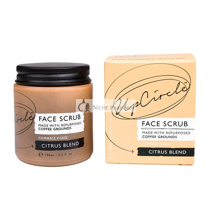 UpCircle Kávový Peeling na Tvár Citrusová Zmes pre Suchú Pokožku, 100ml