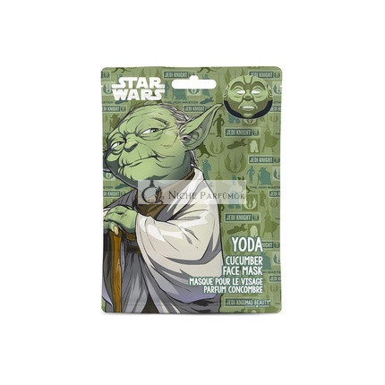 MAD Beauty Disney Star Wars Yoda pleťová maska, hydratačná a osviežujúca pre žiarivú pleť, 30g
