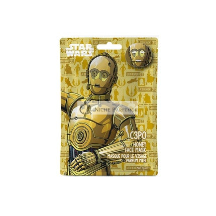 MAD Beauty Disney Star Wars C3PO Maska na Tvár, 30 g, Hydratačná a Uklidňujúca
