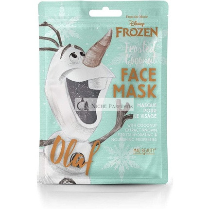 MAD Beauty Disney Frozen Elsa's Olaf Hydratačná a Osviežujúca Maska na Tvár