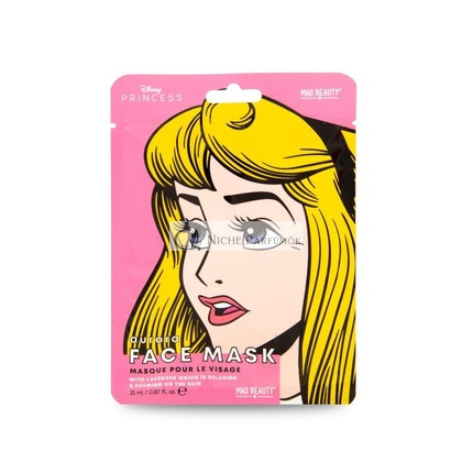 MAD Beauty Disney Spiaca Kráska Hydratačná a Upokojujúca Maska na Tvár, 30g