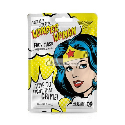MAD Beauty DC Superhrdinovia Wonder Woman Maska na tvár, 31g