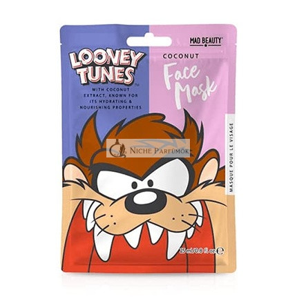 MAD Beauty Disney Looney Tunes Tasmánsky diabol Taz hydratačná a relaxačná pleťová maska