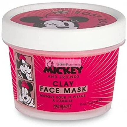 Mad Beauty Minnie Mouse Mäkká Ružová Vôňa Hlinená Maska na Tvár, 90ml