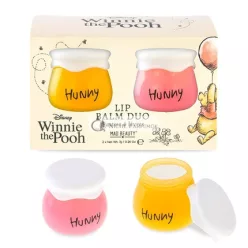   MAD BEAUTY Disney Winnie the Pooh Hunny Honeypot Vanilkový a Medový Balzam na Pery Dvojica - Voňavý a Parfémovaný - Skvelý Darček