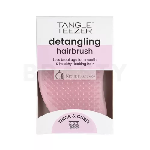 Tangle Teezer Thick & Curly Dusky Pink kefa na vlasy