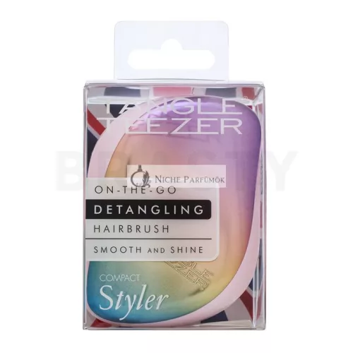 Tangle Teezer Compact Styler kefa na vlasy Pearlescent Matte Chrome