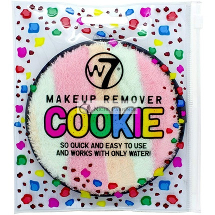 W7 Odstraňovač make-upu Cookie Opakovane použiteľná čistiaca podložka Ekologický čistiaci prostriedok bez mydla