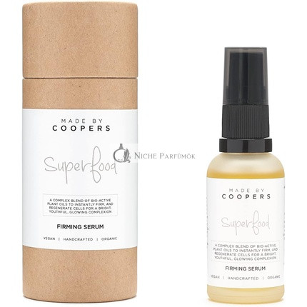 Made By Coopers Superfood Firming Serum Prírodné Organické Pleťové Sérum pre Žiarivú Pokožku, 30ml