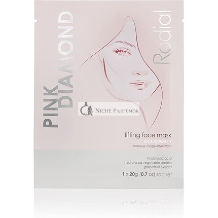 Rodial Pink Diamond Lifting Pleťová Maska s Diamantovým Práškom a Vitamínom C
