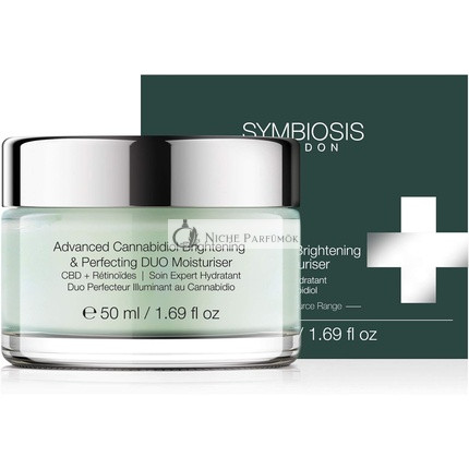 Symbiosis London CBD Retinoidy Pokročilý Kanabidiol Rozjasňující Perfektní Duo Hydratačný Krém